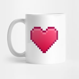 Pixel Heart Valentines Mug